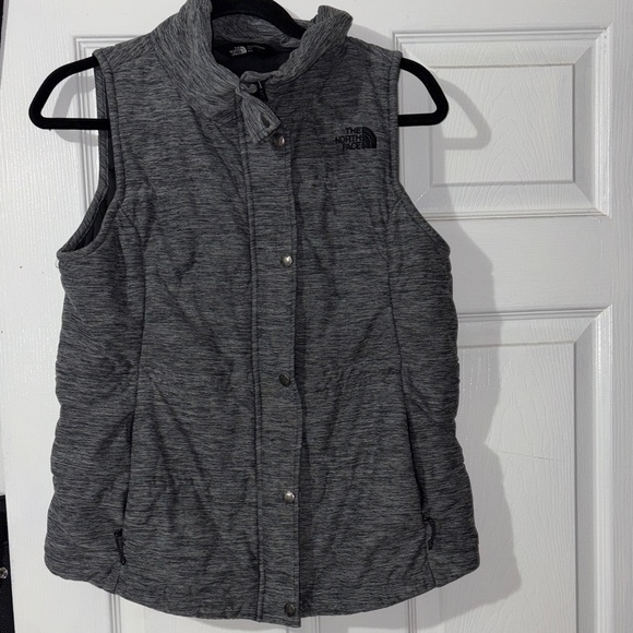 The North Face Jackets & Blazers - EUC The North Face Women's Gray Puffer Vest size Medium